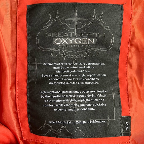 Winter coat waterproof insulated Rusty Red Oxygen - Picture 8 of 8